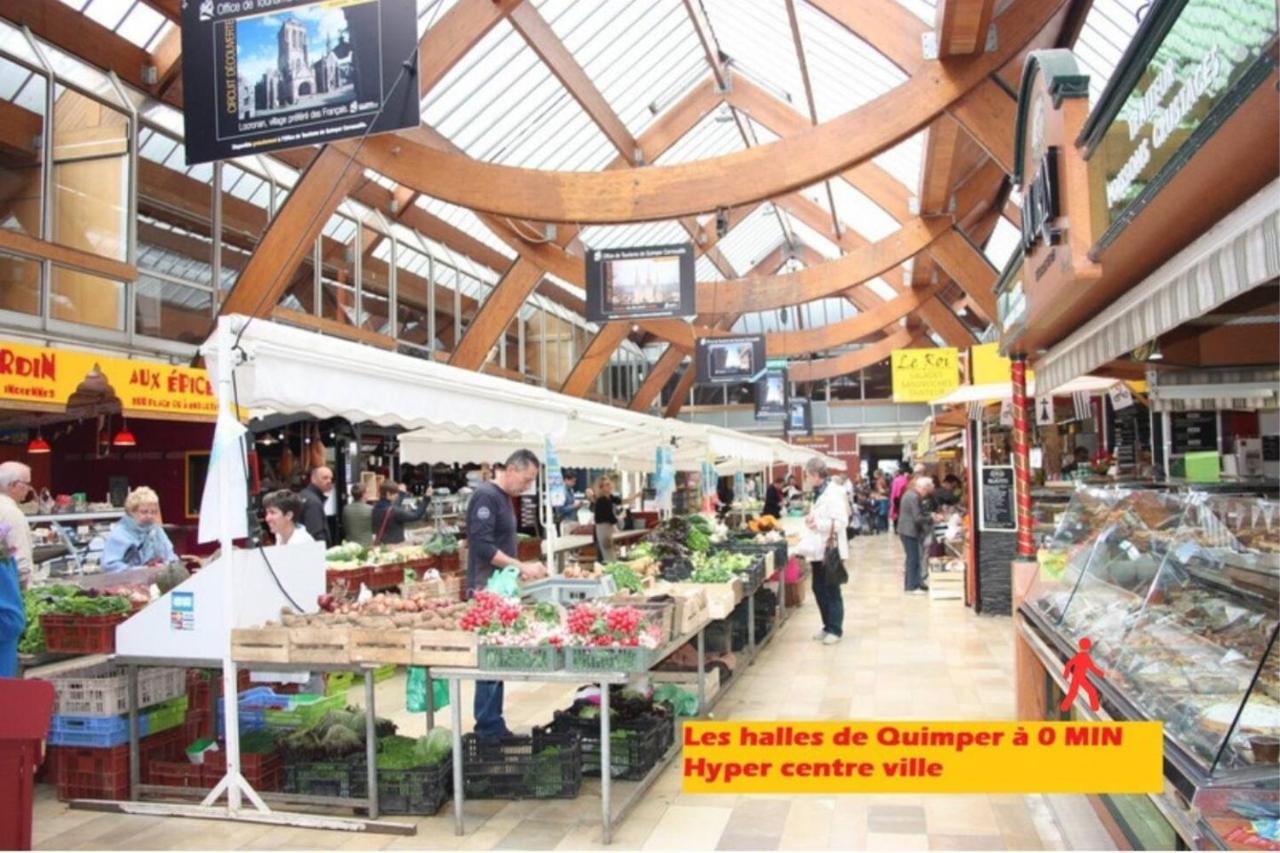 Cosy Appartement Hyper Centre-Ville Quimper Exterior photo