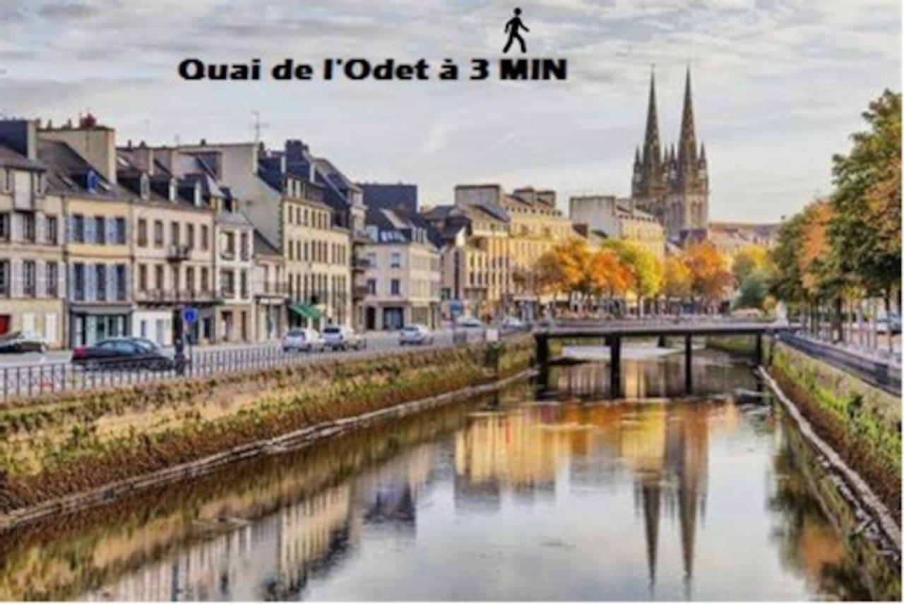 Cosy Appartement Hyper Centre-Ville Quimper Exterior photo